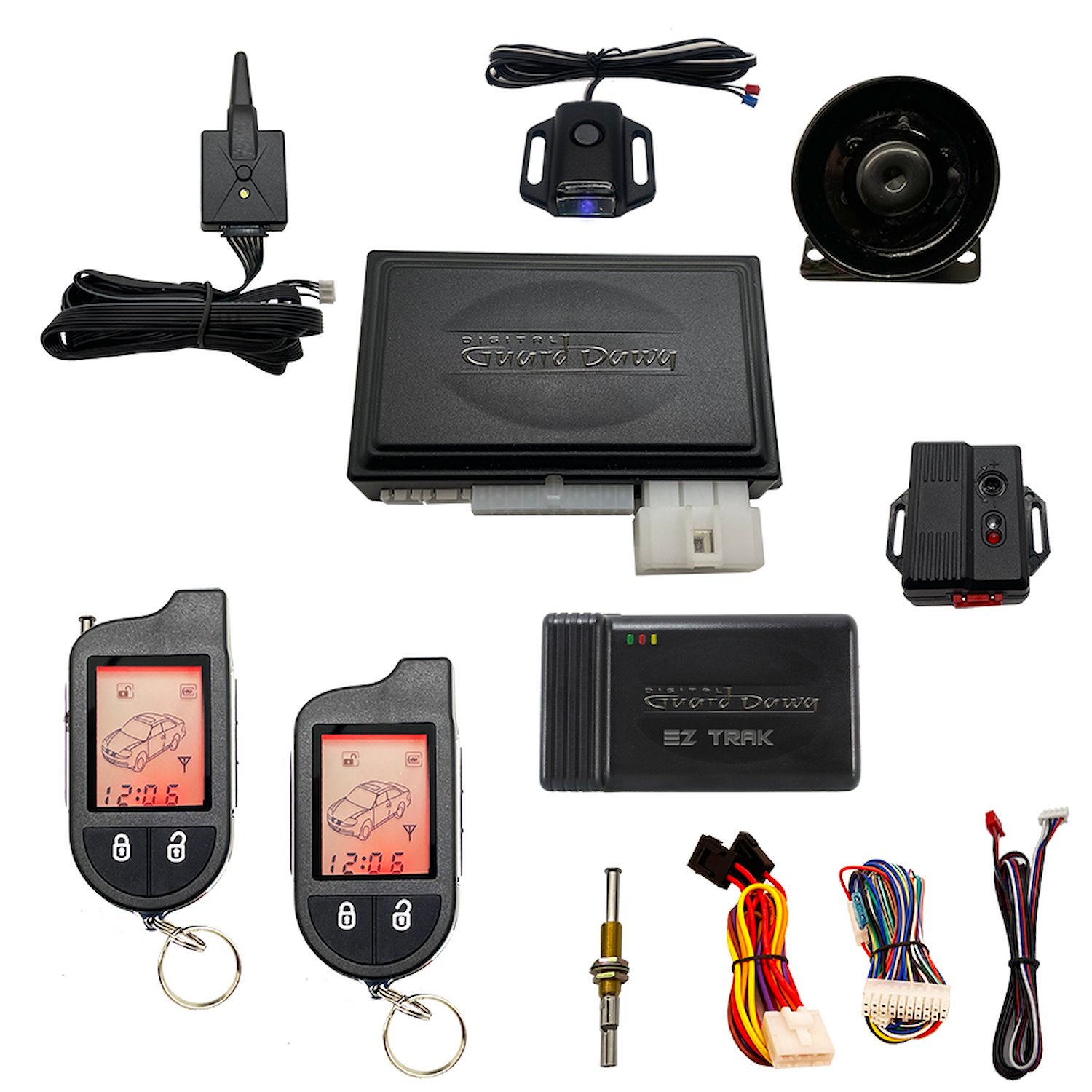 DGD-KY-ALM-RS2-EZ Keyless Entry, Alarm System, and Remote Start, 2-Way, w/ Smart Phone EZ-Tracking