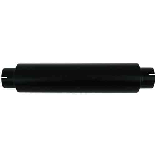 Garage Parts Black Series Muffler 4 in. Inlet/Outlet 6 in. x 24 in. Body 30 in. Overall Black