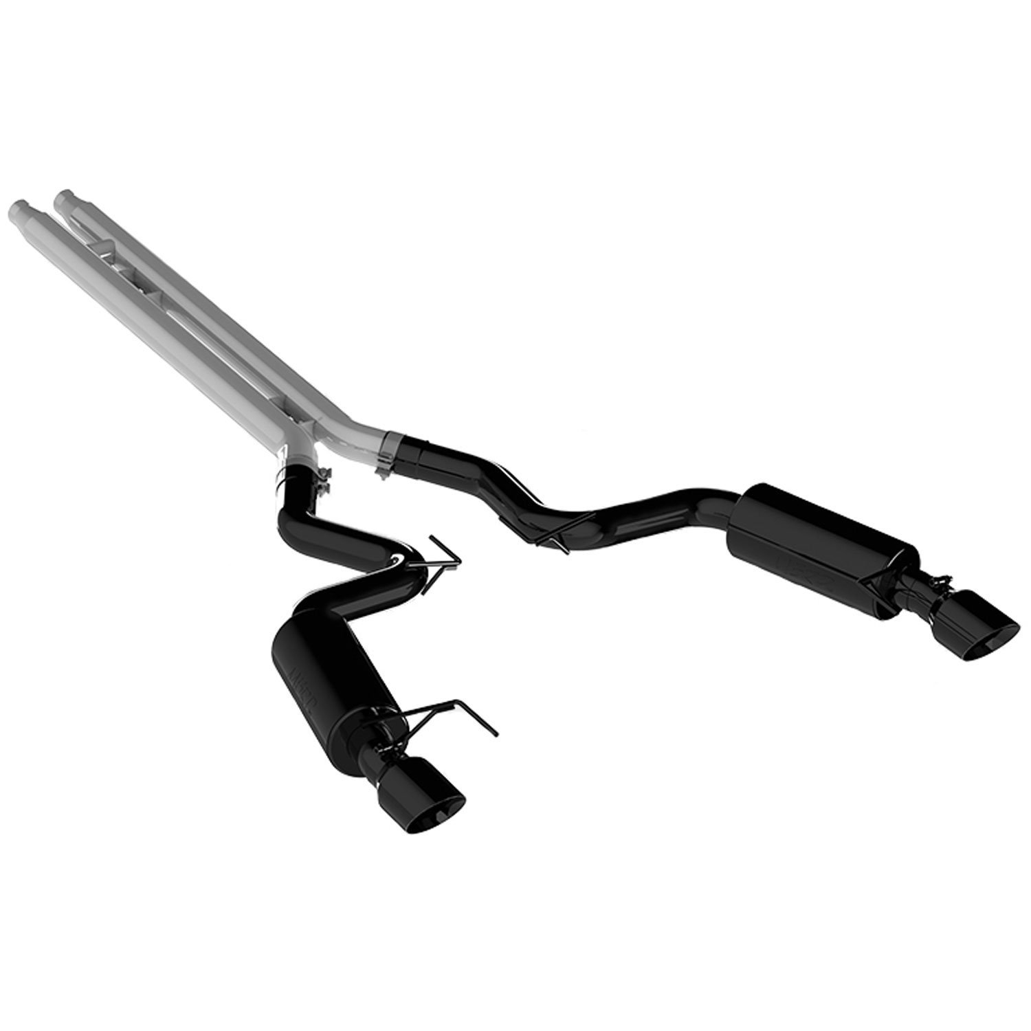 Black Series Street Exhaust System 2015-2016 Ford Mustang GT 5.0L