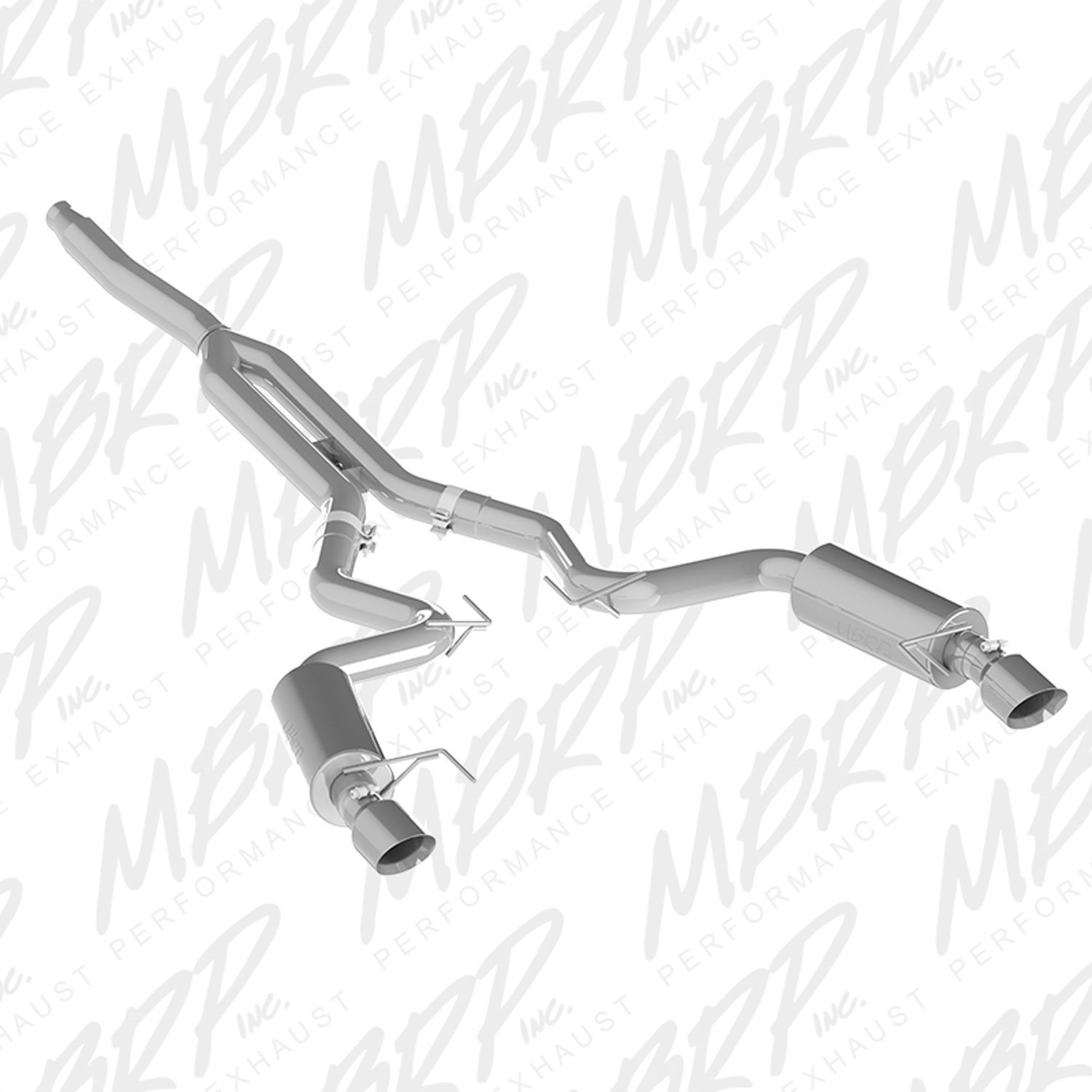 XP Series Racing Exhaust System 2015-16 Ford Mustang 2.3L EcoBoost