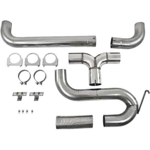 XP Series T409 Stainless Smoker Stack System 2011-2012 GM Silverado/Sierra 2500/3500 Duramax 6.6L