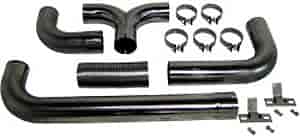XP Series T409 Stainless Smoker Stack System 2004.5-2012 Dodge Ram 2500/3500 for Cummins 6.7L