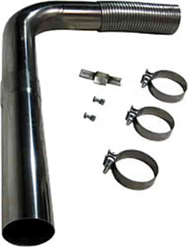 XP Series T409 Stainless Smoker Stack System 2004.5-2012 Dodge Ram 2500/3500 for Cummins 6.7L