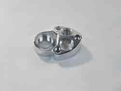 ROTARY ENGINE BLOCK ADAPTER SINGLE IN/SINGLE OUT POLISHED