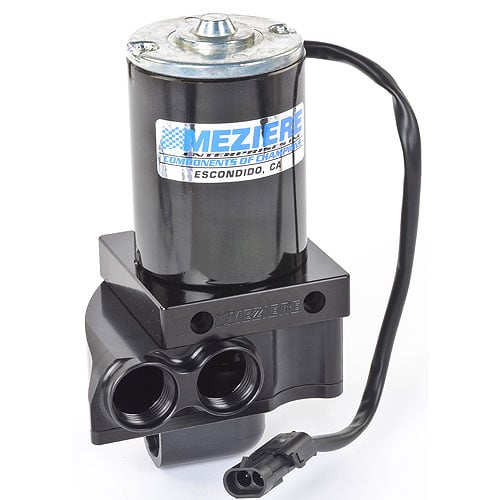 Mini Inline Electric Water Pump Dual Outlets (Inlet Port Swivels 360-degrees)