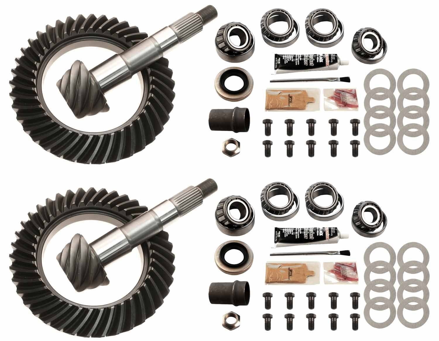 Complete Front and Rear Ring and Pinion Kit 1979-1985 Toyota Pickup 4-Cylinder, 1984-1985 Toyota 4Runner 4-Cylinder - 4.11 Ratio