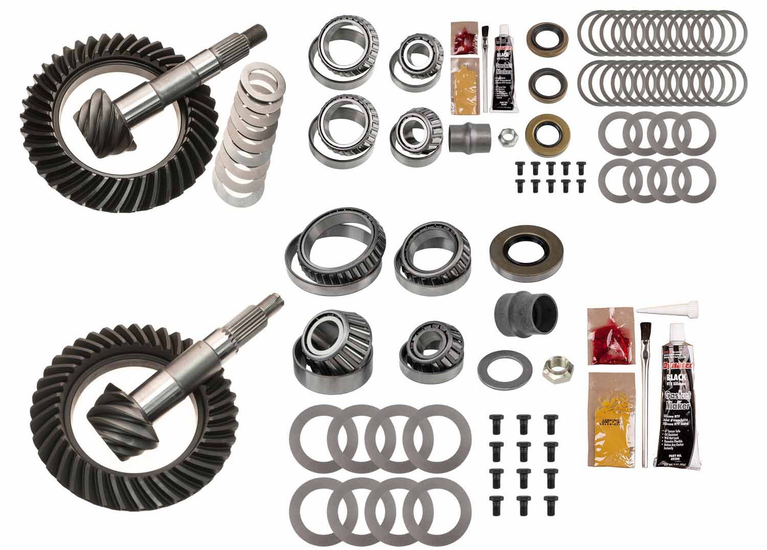 Complete Front and Rear Ring and Pinion Kit 1995-2002 Toyota Tacoma, 1996-2002 Toyota 4Runner - 5.29 Ratio