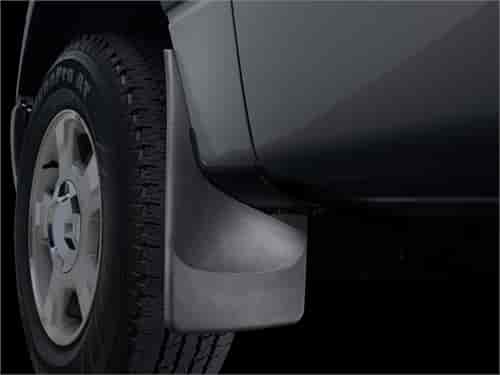 NO DRILL MUDFLAPS BLACK FORD F-150 2015-2017 WITHOUT WHEEL LIP MOULDING