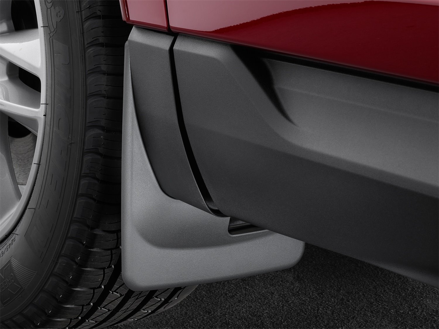 No Drill MudFlaps Black Ford Edge 2015-SE SEL and Titanium Trim Levels; does not fit sport trim leve