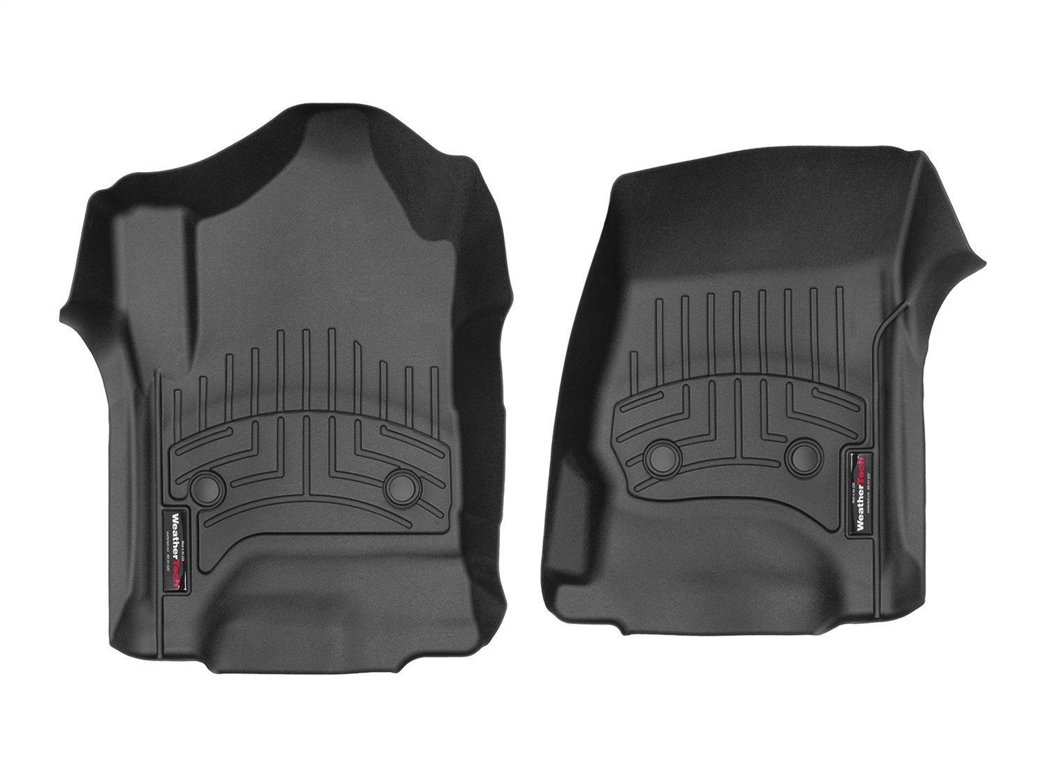 FRONT FLOORLINER BLACK CHEVROLET SILVERADO 1500 2014-2017 FITS VEHICLES WITH THE FLOOR-MOUNTED SHIFT