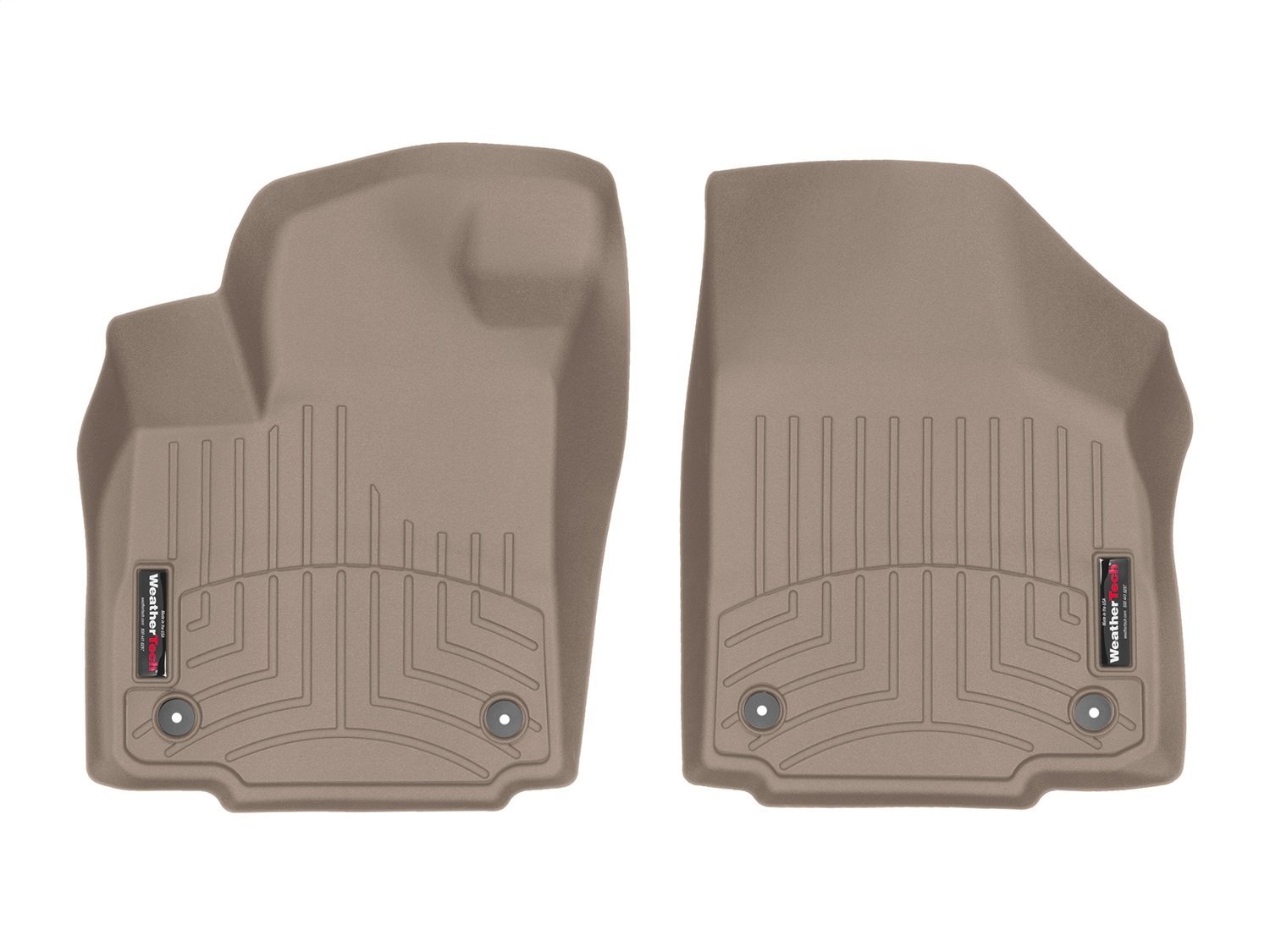 FRONT FLOORLINER TAN FORD F-250/F-350/F-450/F-550 2017 FITS SUPERCAB AND CREW CAB; FITS VECHICLES NO
