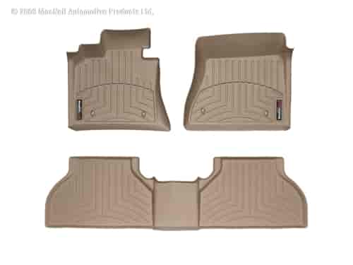 FRONT/REAR FLOORLINERS-OV FORD F-250/F-350/F-450/F-550 2012-2016 FITS SUPERCREW ONLY; FITS MODELS WI