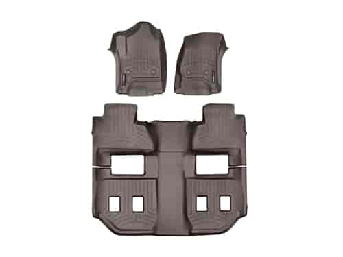 FRONT/REAR FLOORLINERS CO CHEVROLET SUBURBAN 2015-2017 FITS VEHICLES WITH 2ND ROW BUCKET SEATS