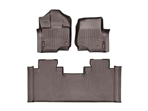 FRONT/REAR FLOORLINERS CO FORD F-150 2015-2017 SUPERCAB EXTENDED CAB