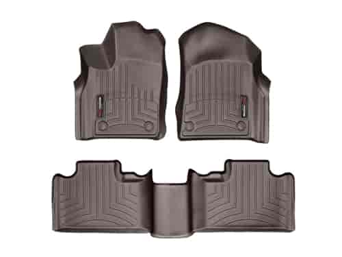 FRONT/REAR FLOORLINERS CO DODGE DURANGO 2016-2017 VEHICLES WITH 2ND ROW BENCH SEATIS
