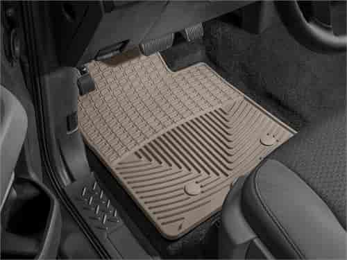 FRONT/REAR RUBBER MATS TA FORD F-150 2009-2014 SUPERCAB