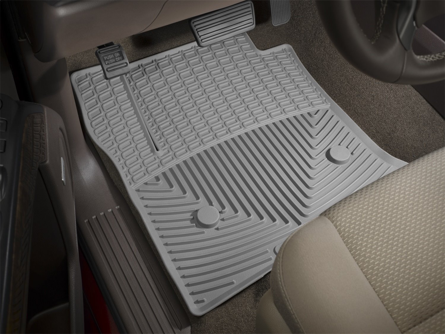 All-Weather Floor Mats for 2017-Up Ford F-250/F-350/F-450/F-550 Super Crew Cab