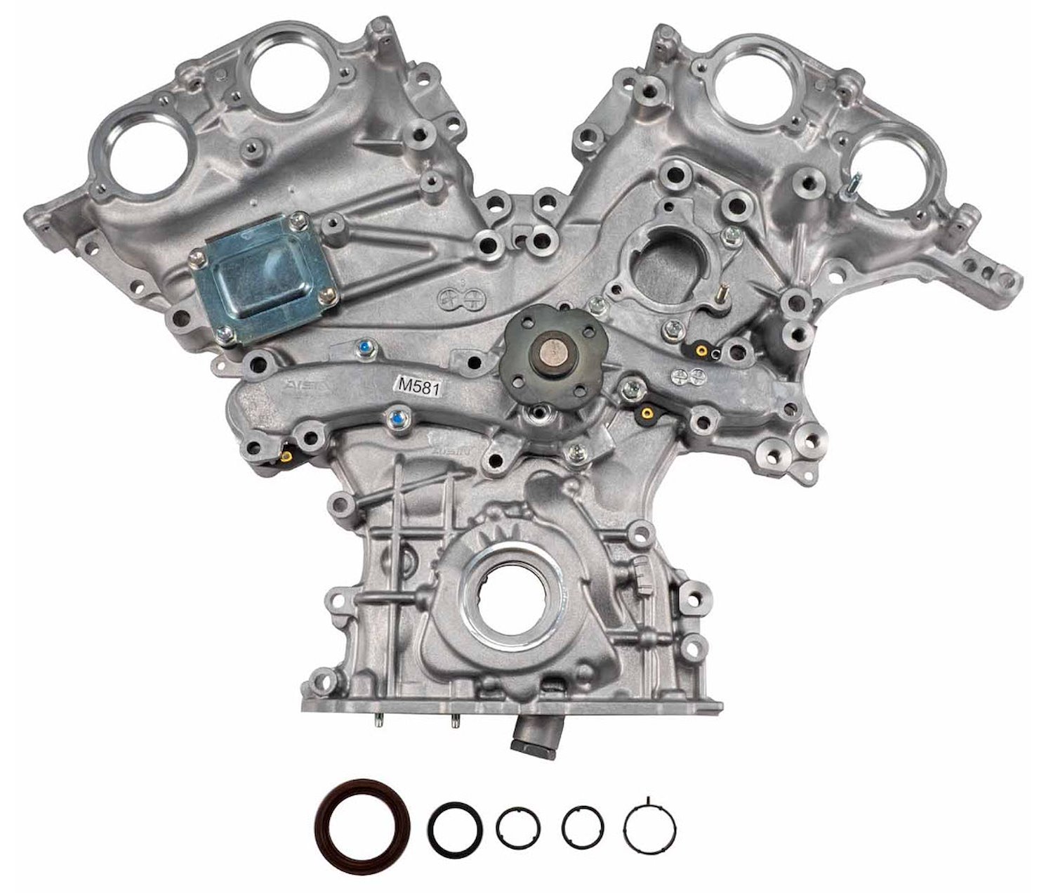 M581 Timing Cover & Oil Pump Assembly w/Water Pump for Select Toyota & Lexus Cars, SUVs w/2.5L 4 cyl. or 3.5L V6 Engines