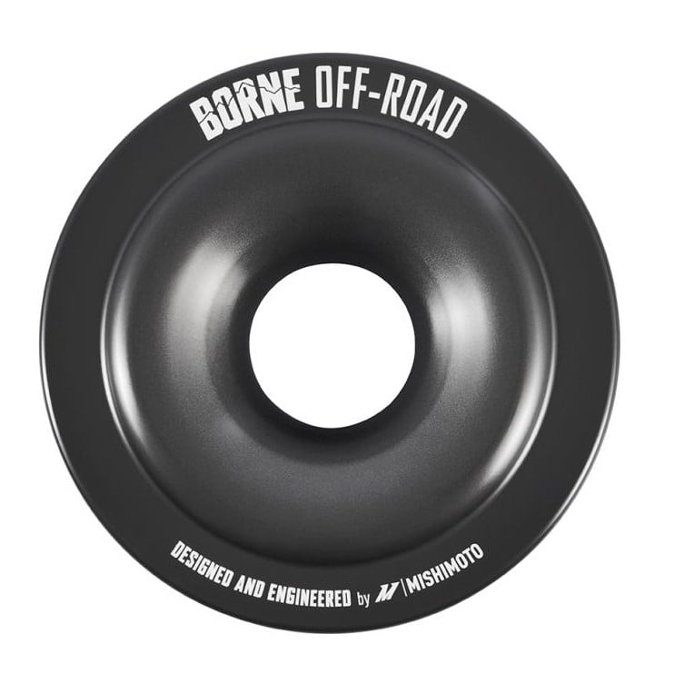 Borne Off-Road Aluminum Recovery Ring [Large, Black]