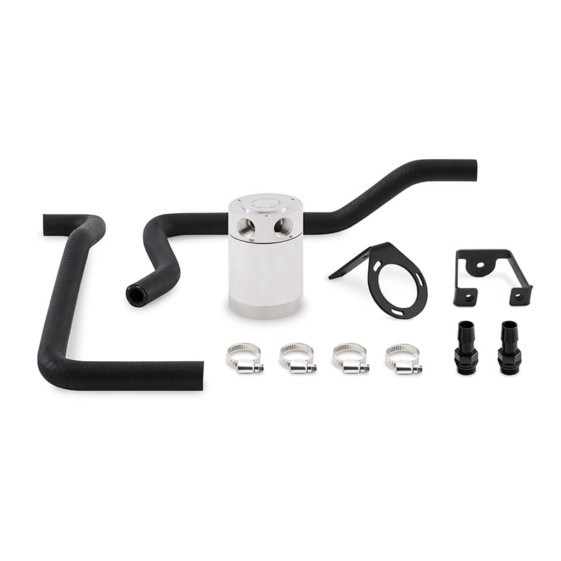 MMBCC-MOP61-05PBE Direct-Fit Baffled Oil Catch Can Kit for 2005-2010 Dodge Charger, Chrysler 300C 6.1L