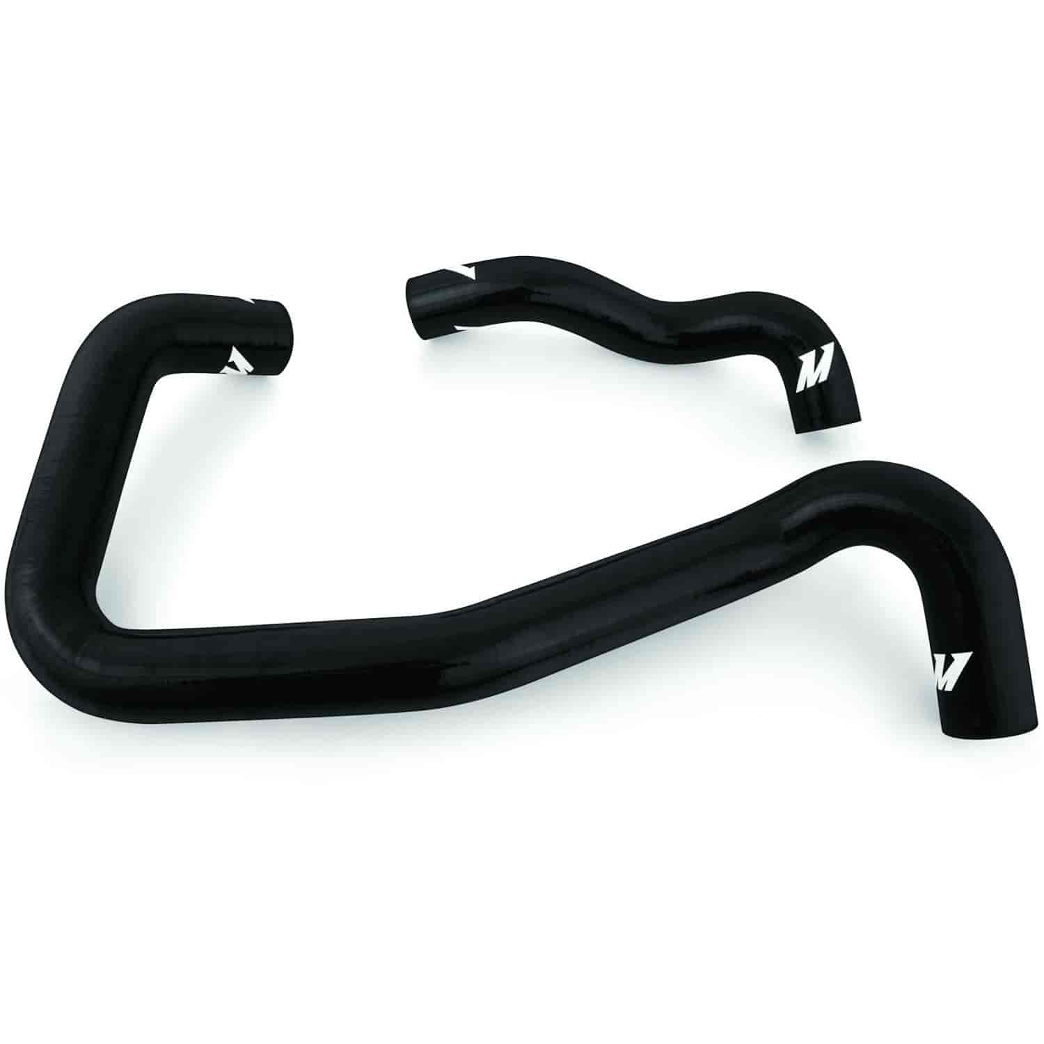 Silicone Radiator Hose Kit for 2005-2007 Ford 6.0L Powerstroke w/Mono Beam Chassis [Black]
