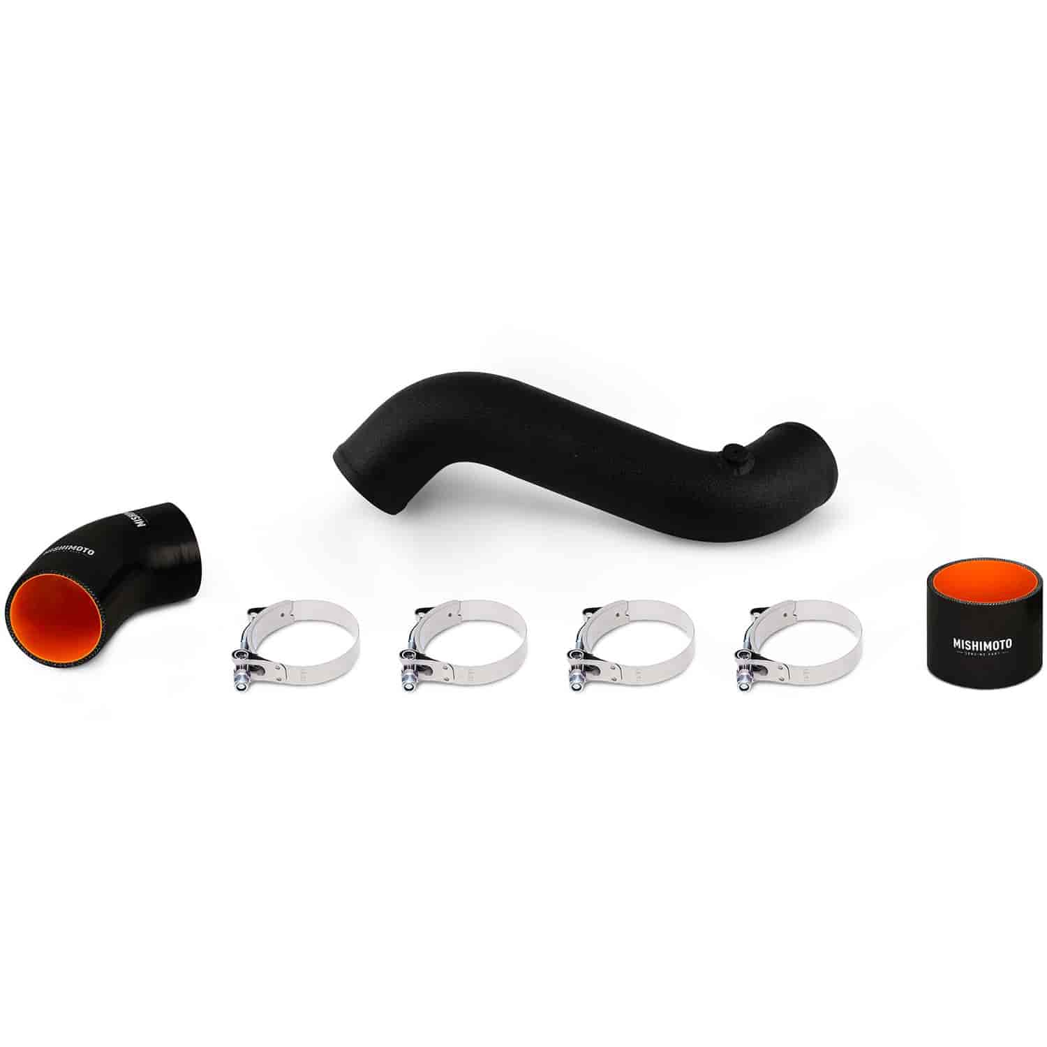Ford Mustang EcoBoost Cold-Side Intercooler Pipe Kit - MFG Part No. MMICP-MUS4-15CWBK