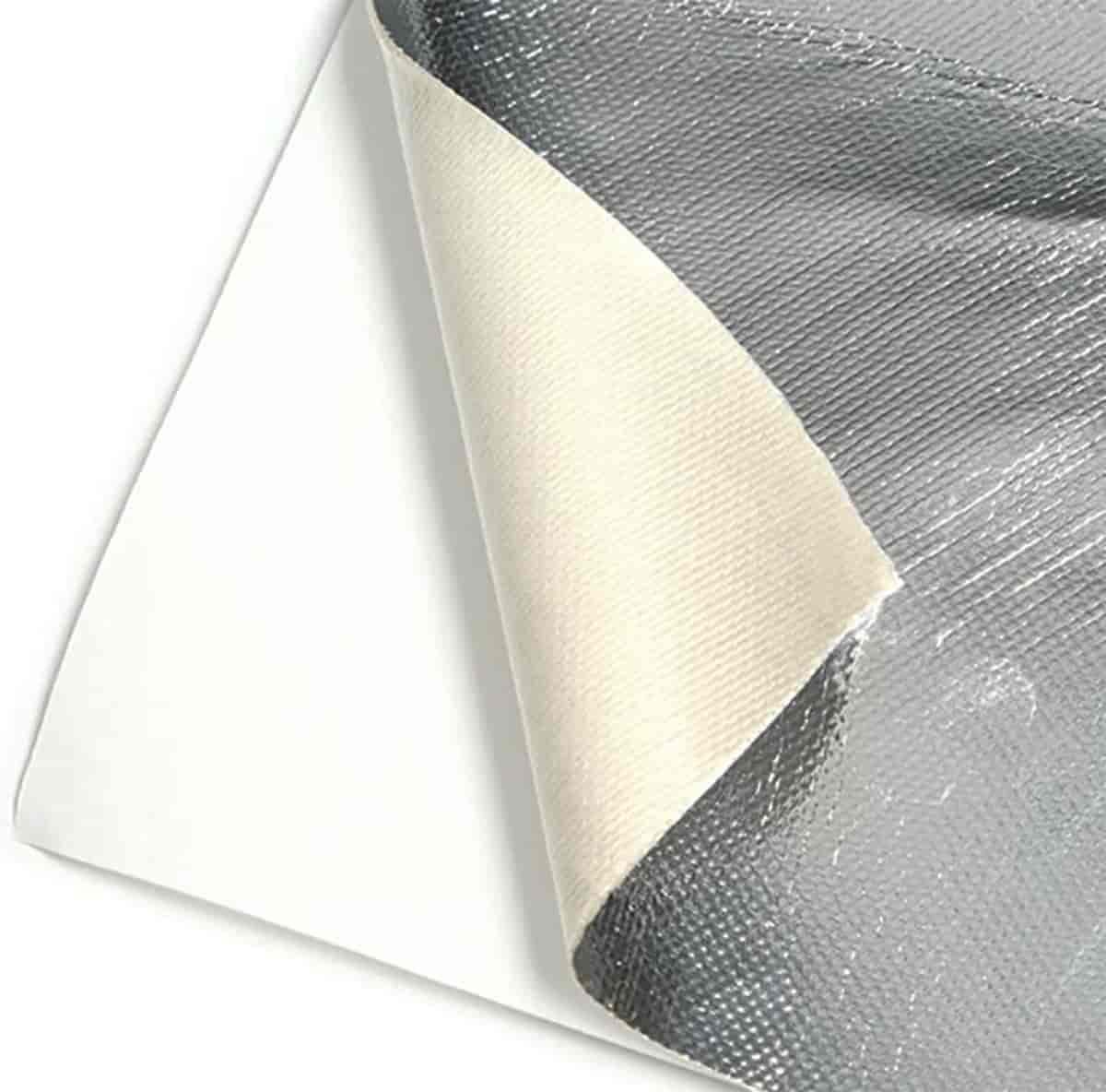 Aluminum Silica Mylar Heat Barrier with Adhesive