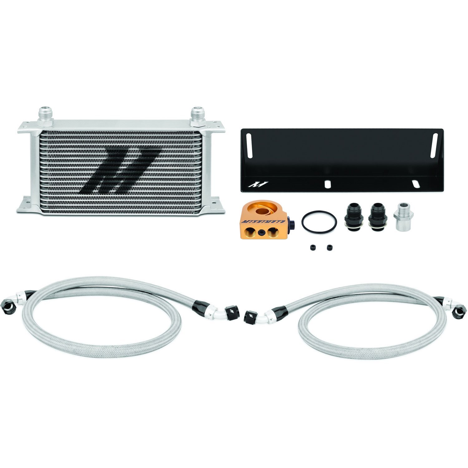 Ford Mustang 5.0L Thermostatic Oil Cooler Kit - MFG Part No. MMOC-MUS-79T