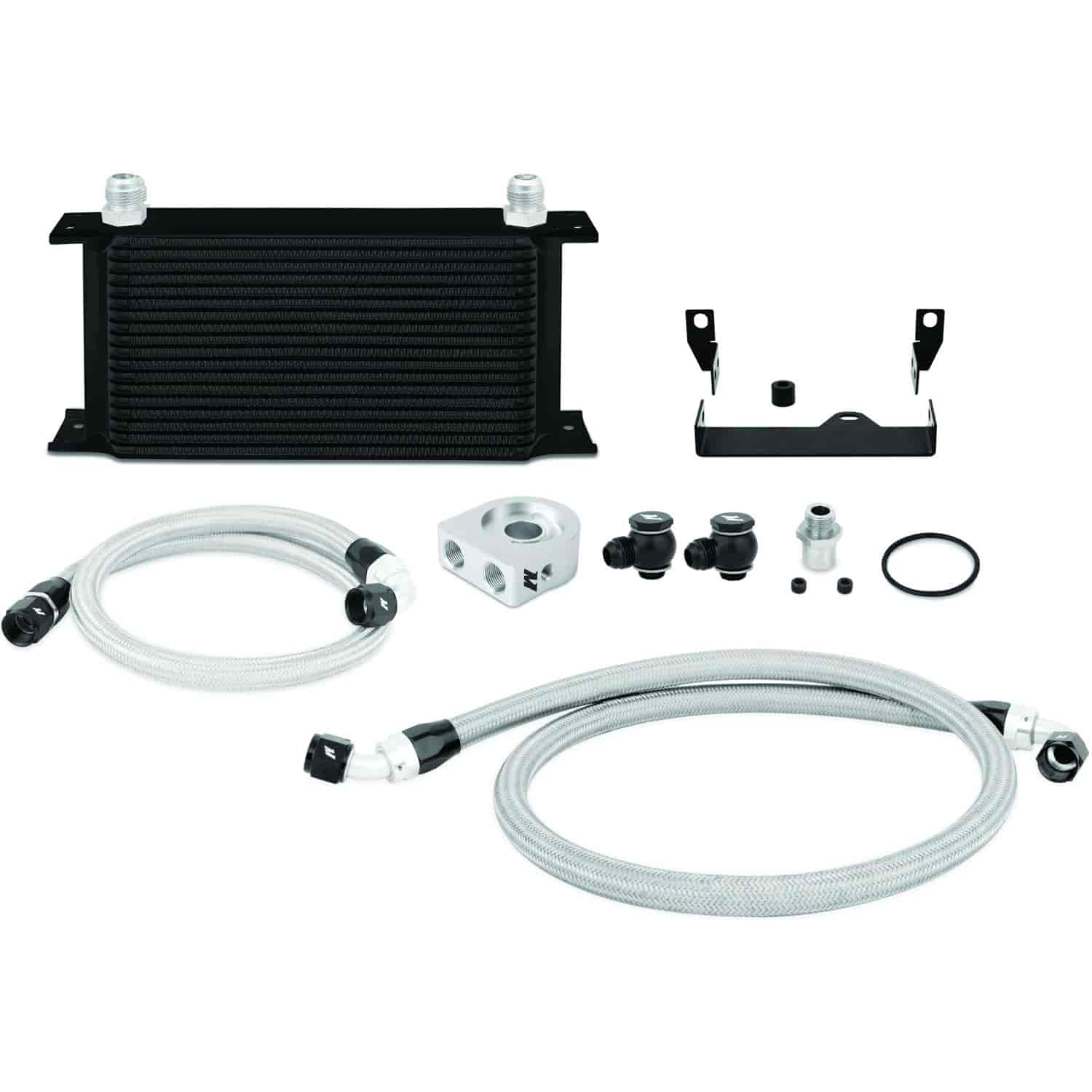 Subaru WRX/STi Oil Cooler Kit Black - MFG Part No. MMOC-WRX-06BK