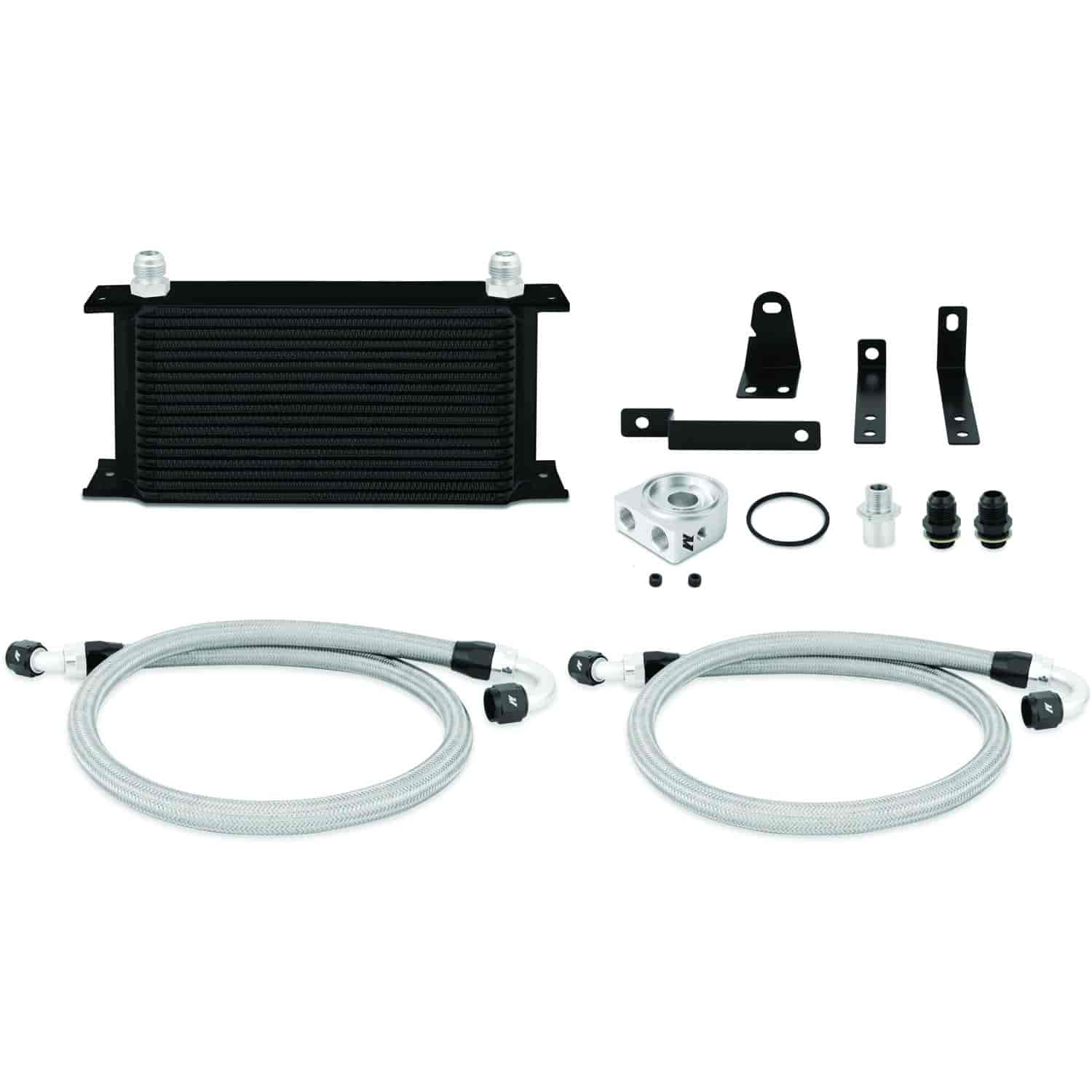 Honda S2000 Oil Cooler Kit Black - MFG Part No. MMOC-S2K-00BK