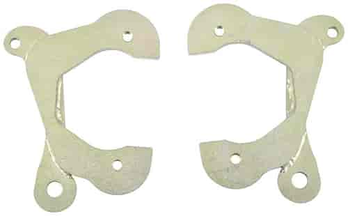 153647 Caliper Brackets 1955-57 Chevy Bel Air, 150, 210; for OE Spindles and Small GM Calipers