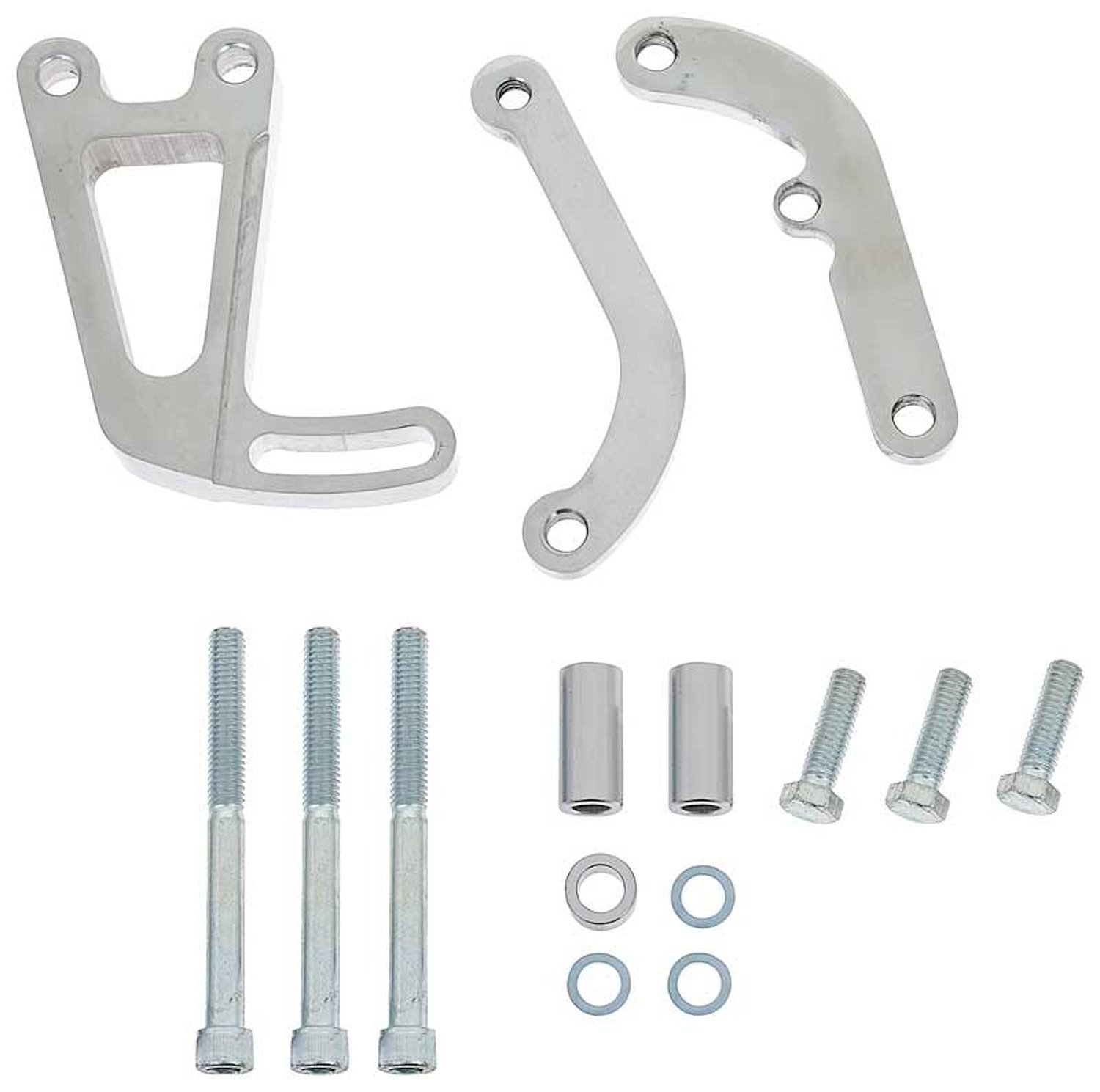 153657 Power Steering Bracket Set-1969-86 Chevrolet; Small Block; with Long Water Pump; with Hardware