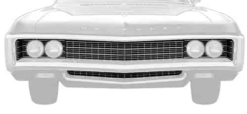 Center Front Grill 1969 Chevrolet Impala/Full Size