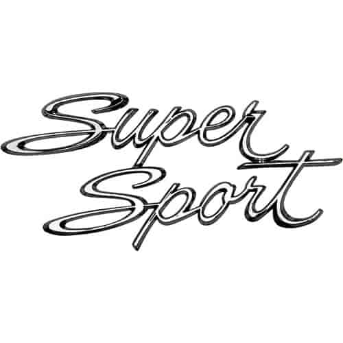 "Super Sport" Quarter Panel Emblem 1966-1967 Chevy II/Nova SS