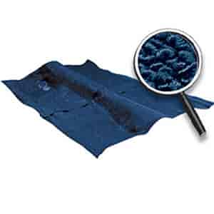 531491512 Molded Trunk Carpet 1968-72 Chevy II, Nova; Loop; Dark Blue; Superior OER®
