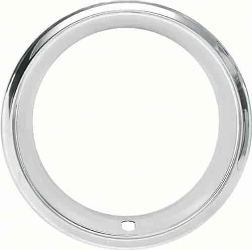 Rally Wheel Trim Ring Fits Select 1955-1981 GM Models With Rally Reproduction Wheels [14 in., Stainless Steel]