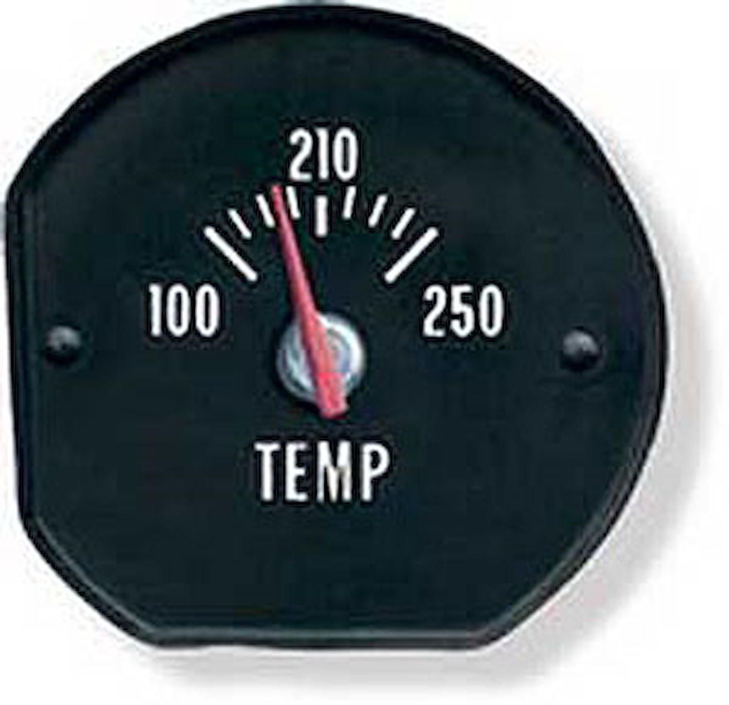 6486153W Dash Temperature Gauge 1971-72 Chevelle SS, Monte Carlo; White Markings