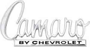 "Camaro By Chevrolet" Trunk Emblem 1970 Camaro