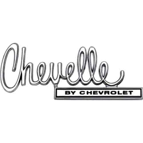 "Chevelle By Chevrolet" Trunk Emblem 1970 Chevelle