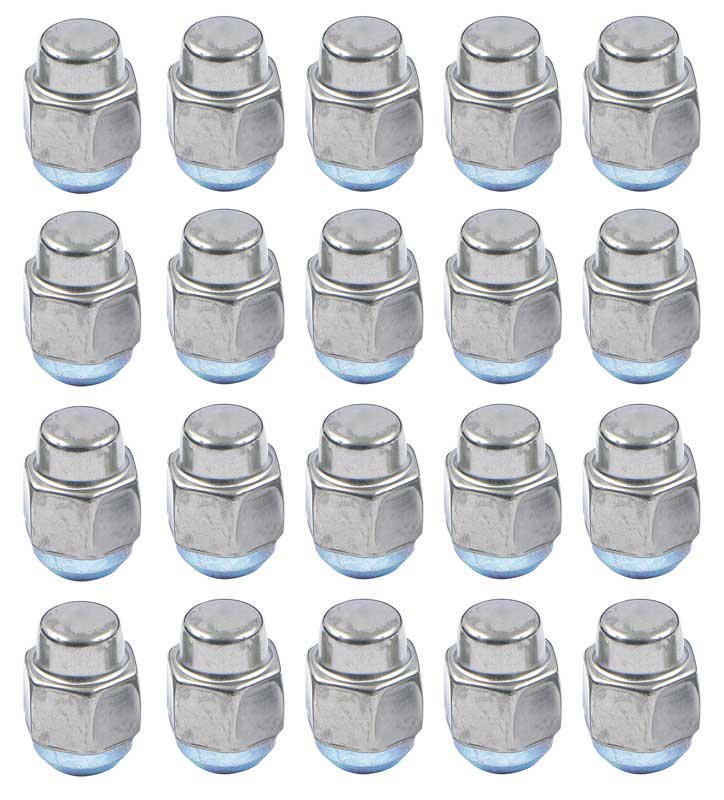 881229 Late Design Low Crown Stainless Acorn Style Lug Nut-7/16"-20-Set of 20