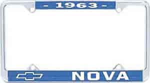 1963 Nova License Plate Frame