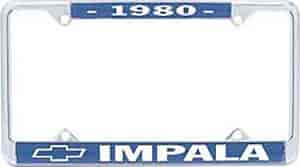 1980 Impala License Plate Frame