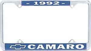 1992 Camaro License Plate Frame