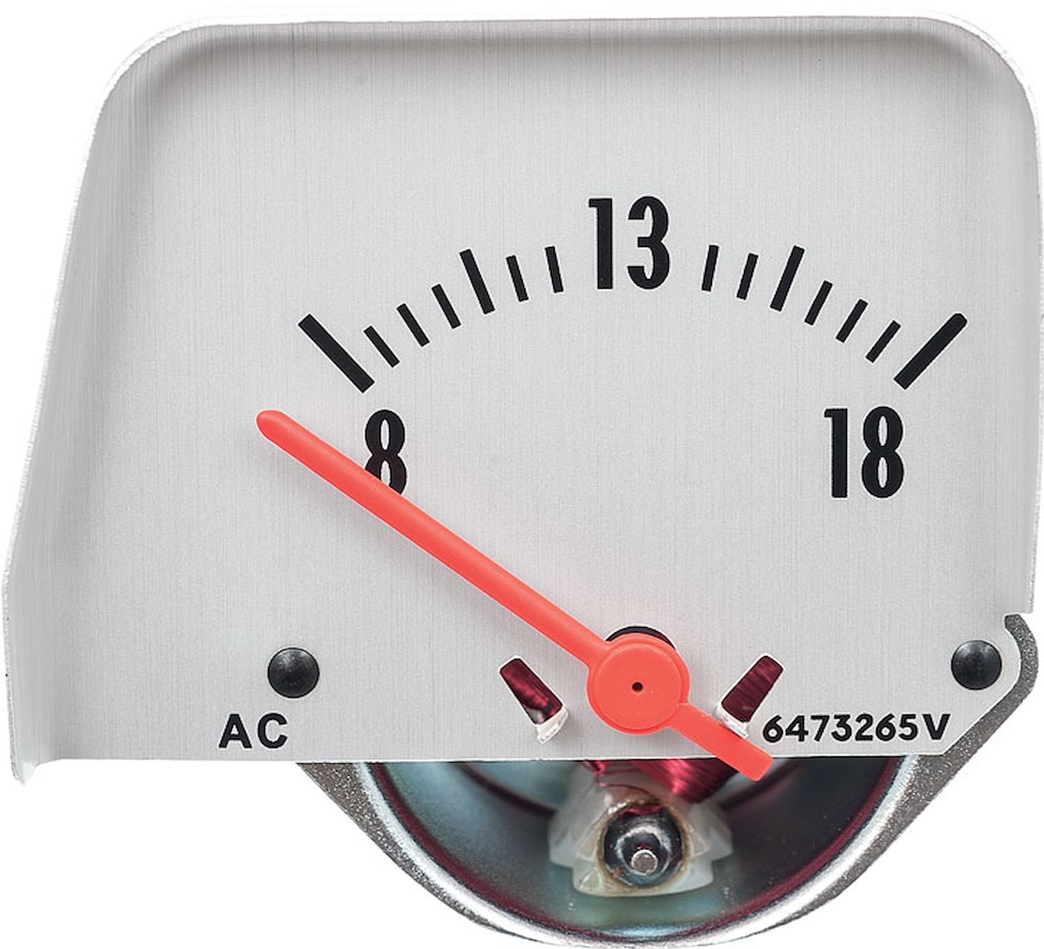 A912901 Console Volt Gauge 1968-69 Camaro; Silver Face