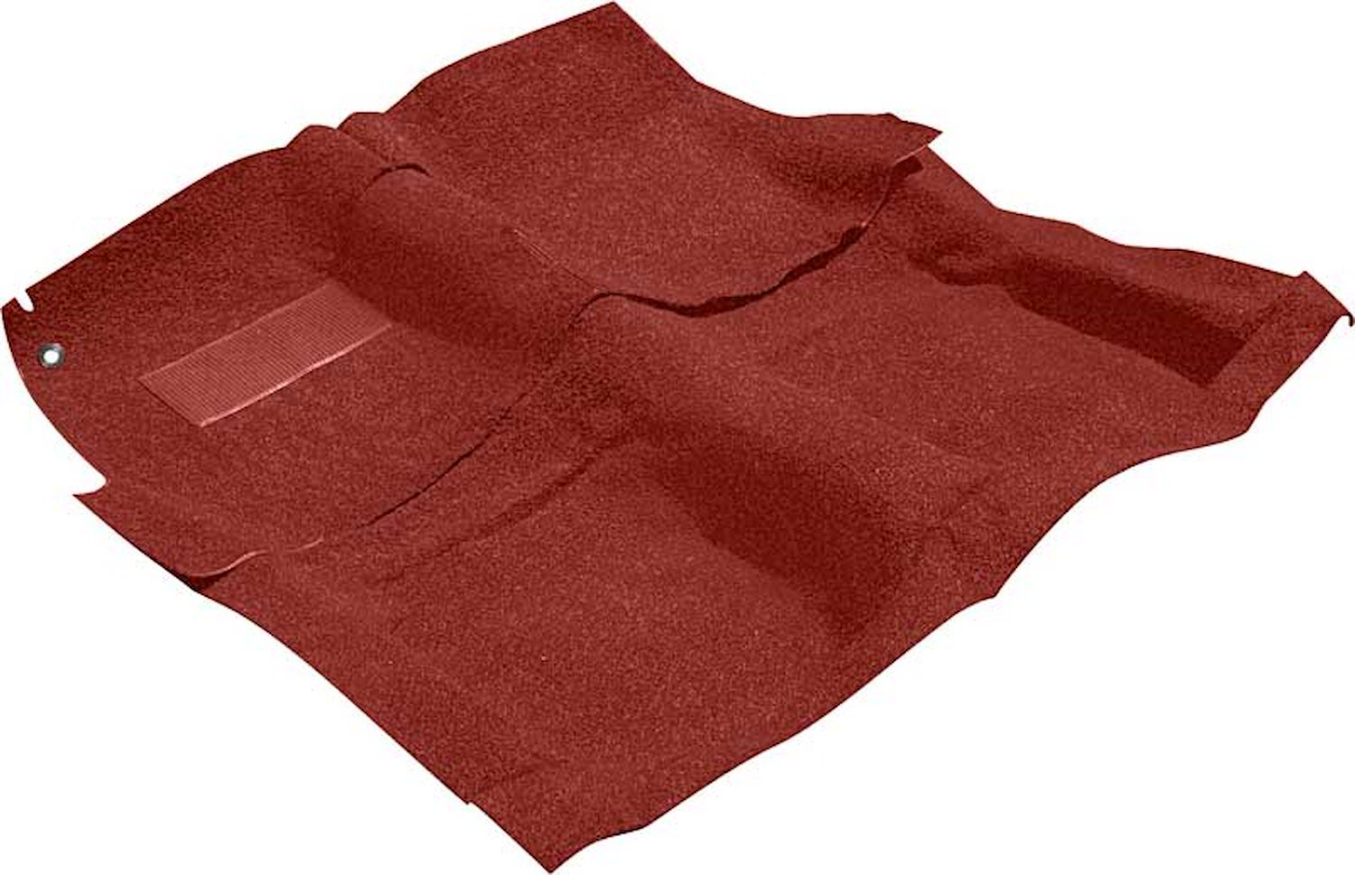 B26252B02 Molded Loop Carpet Set With Mass Backing 1965-67 Impala/Full Size 2-Door With 4 Speed Red