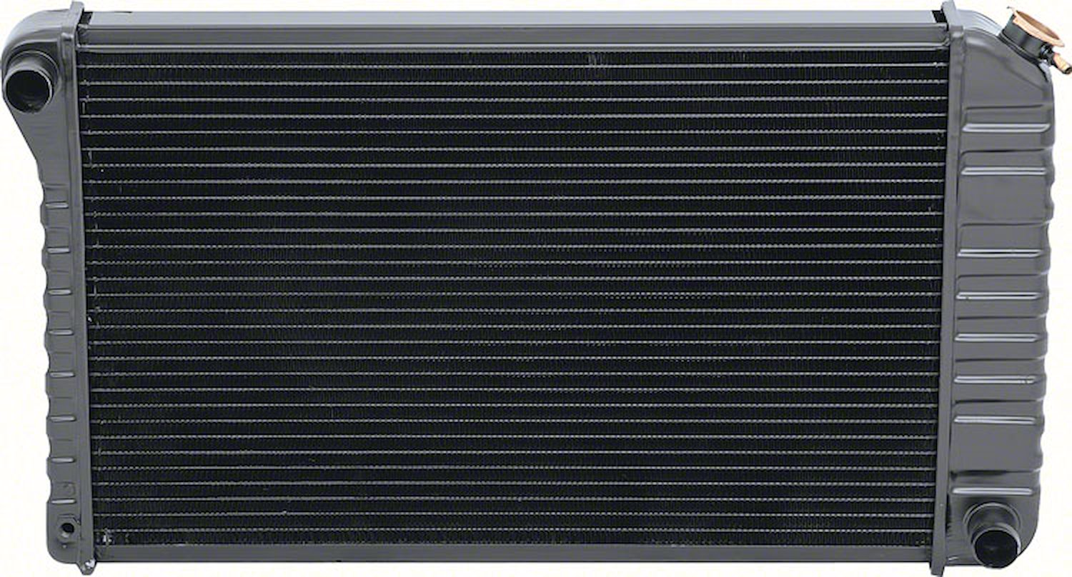 CRD1777S Radiator 1973-77 Chevrolet Truck V8 With MT 4 Row Copper/Brass (19-1/2" x 28-3/8" x 2-5/8" Core)