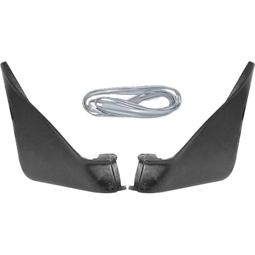 F15228 Front Side Spoiler Kit 1979-81 Pontiac Trans AM; Flexible Urethane; With Mounting Studs