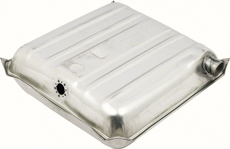 FT3001B Fuel Tank 1955-56 Chevy Bel Air/150/210; w/Square Corners; w/o Vent Tube; 16 Gallon; Expt Nomad, Station Wagon
