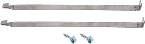 Fuel Tank Mounting Straps 1961-1964 Chevy Impala/Full-Size - Stainless Steel