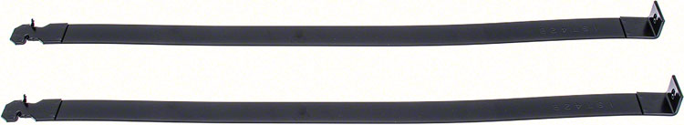 FT5107A Fuel Tank Mounting Straps 1988-2000 Chevy, GMC Pickup Truck; w/ 8' Foot Bed; 34 Gallon Tank; EDP Coated Steel; Pair